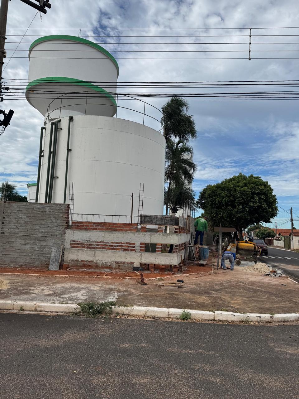 Reforma de reservatórios municipais de água